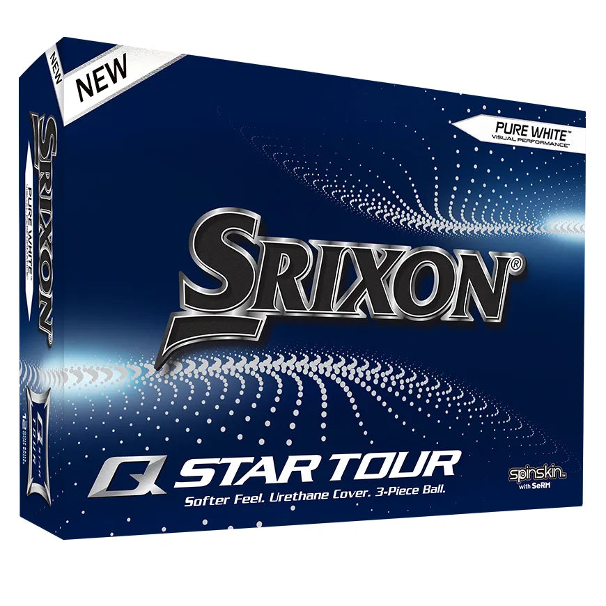 SRIXON Q-STAR TOUR GOLF BALLS 2022 PURE WHITE / TOUR YELLOW